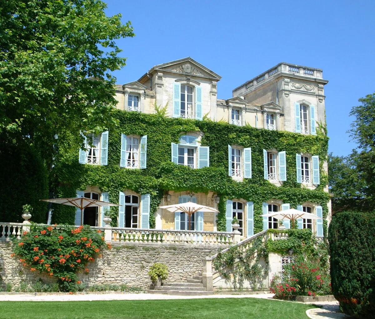 Intervac offers as a possibility for a home exchange this chateau in Avignon, France. (Photo courtesy of Intervac)