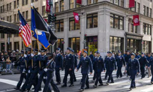 Veterans Day Parade on 5th Ave, New York City