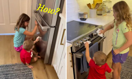 Parents Come Up With Excellent Fun Game to Get Kids Cleaning—and It Works: VIDEO