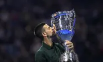 Novak Djokovic Gets His Trophy After Securing Year-End No. 1 Ranking for Record-Extending 8th Time