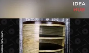 This Table Is Made From Many Layers of Plywood