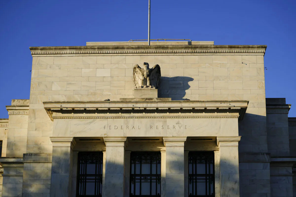 The Federal Reserve building in Washington on Nov. 13, 2023. (Madalina Vasiliu/The Epoch Times) 