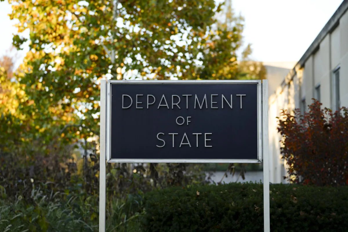 The U.S. Department of State building in Washington on Nov. 13, 2023. (Madalina Vasiliu/The Epoch Times)