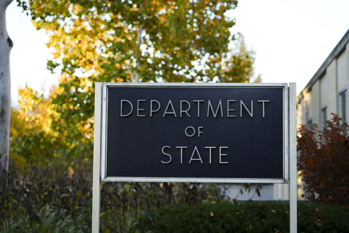 The Department of State building in Washington on Nov. 13, 2023. (Madalina Vasiliu/The Epoch Times) 