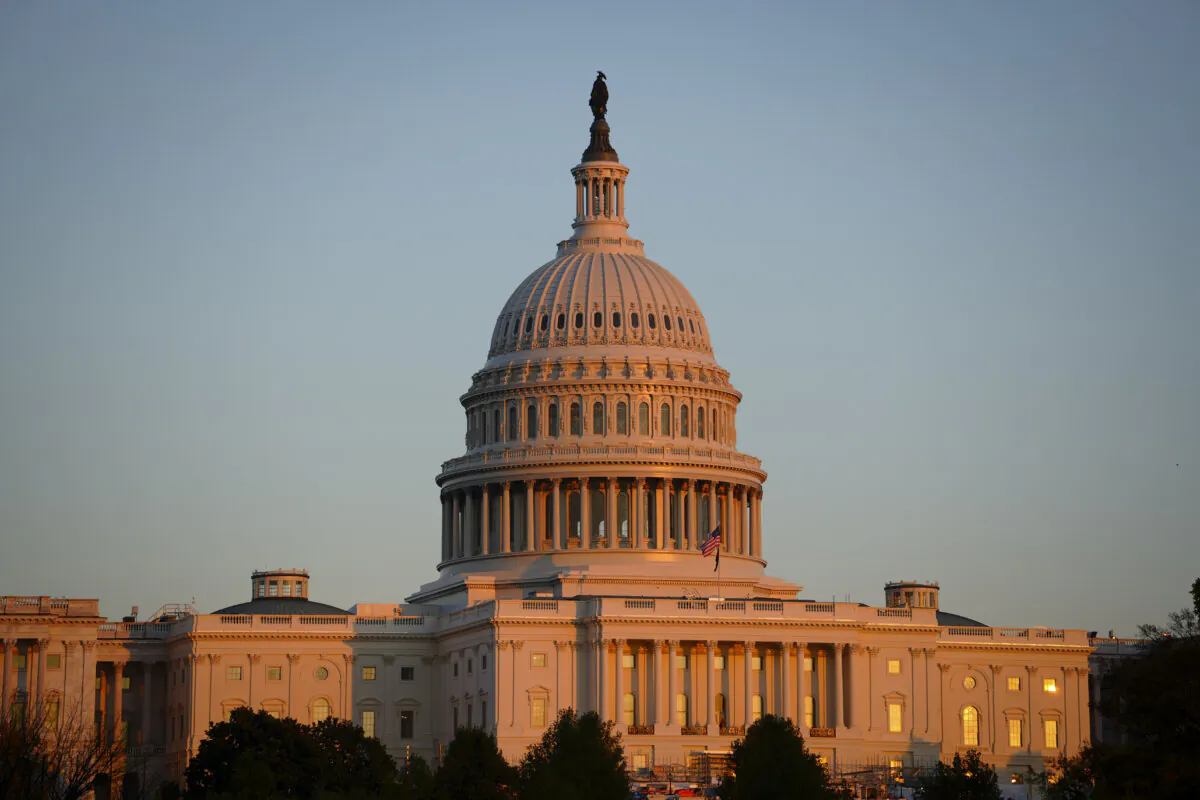 The U.S. Capitol building in Washington on Nov. 13, 2023. (Madalina Vasiliu/The Epoch Times)