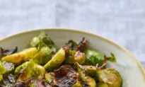 Roasted Brussels Sprouts With Balsamic Vinegar & Honey