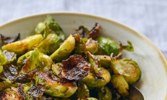 Roasted Brussels Sprouts With Balsamic Vinegar & Honey