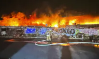 Massive Fire Shuts Down LA Freeway