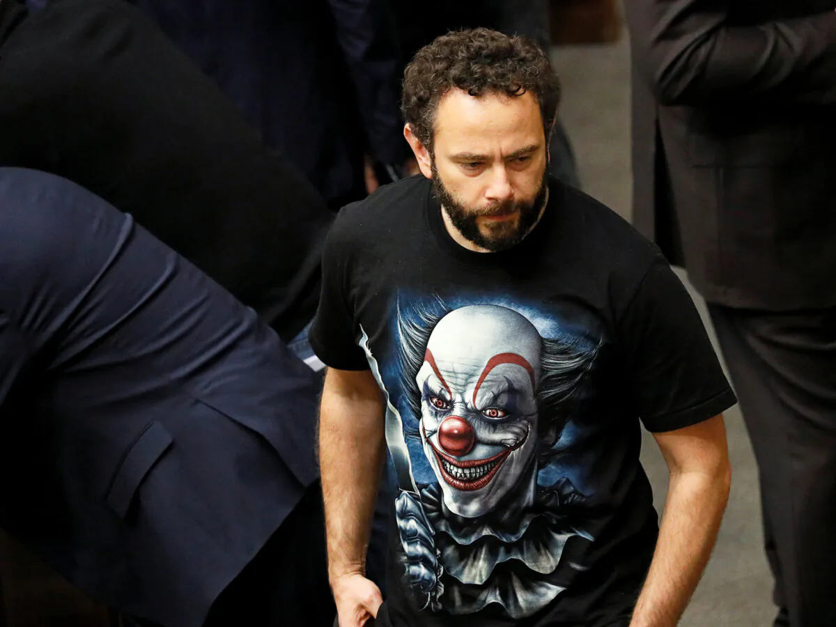 Ukrainian lawmaker Oleksandr Dubinsky is seen during a parliament session in Kyiv, Ukraine, on Nov. 13, 2019. (Gleb Garanich/Reuters)