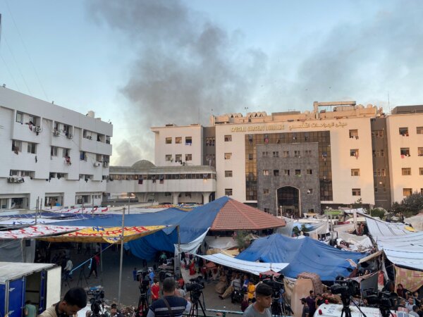 Palestinians Take Shelter At Al Shifa Hospital