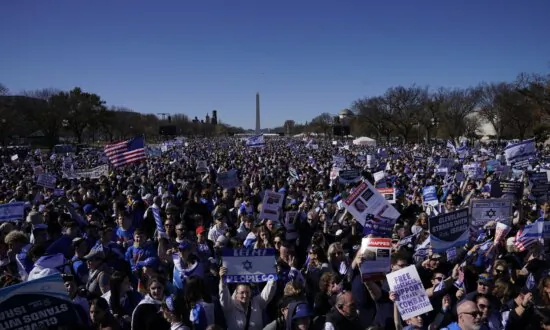 Supporters of Israel Rally in Washington
