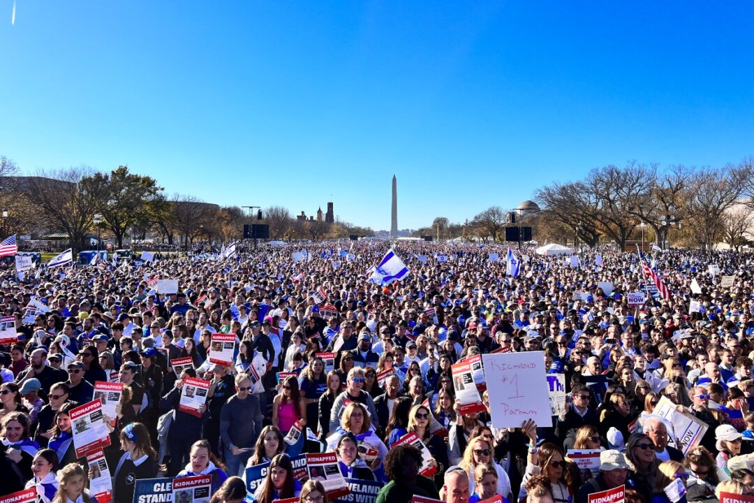 Washington Rally Supporters Thousands Rally in Support of Israel in Washington | The Epoch Times