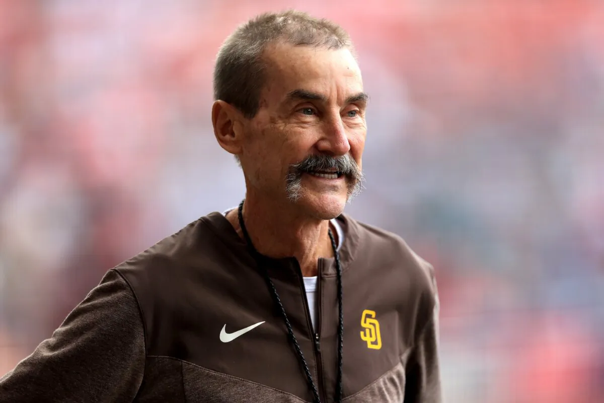  The San Diego Padres owner 
Peter Seidler looks on prior to the MLB World Tour Mexico City Series between the San Diego Padres and the San Francisco Giants in Mexico City, Mexico on April 29, 2023. (Sean M. Haffey/Getty Images)