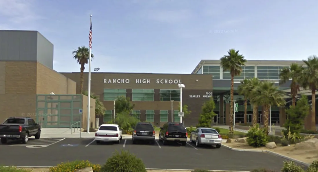 Rancho High School in Las Vegas in June 2009. (Google Maps/Screenshot via The Epoch Times)