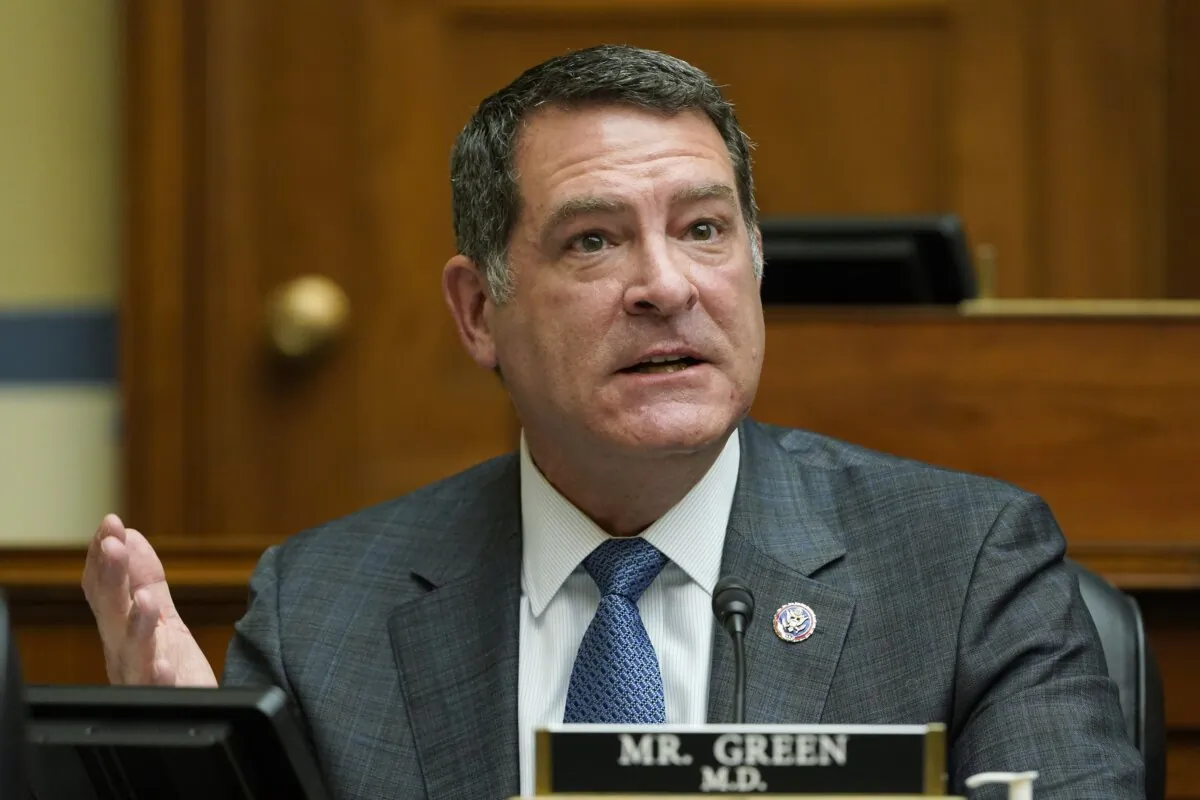 Rep. Mark Green (R-Tenn.) speaks during a House Select Subcommittee on the Coronavirus Crisis hearing in the Rayburn House Office Building on Capitol Hill in Washington on May 19, 2021. (Susan Walsh/Pool/Getty Images)