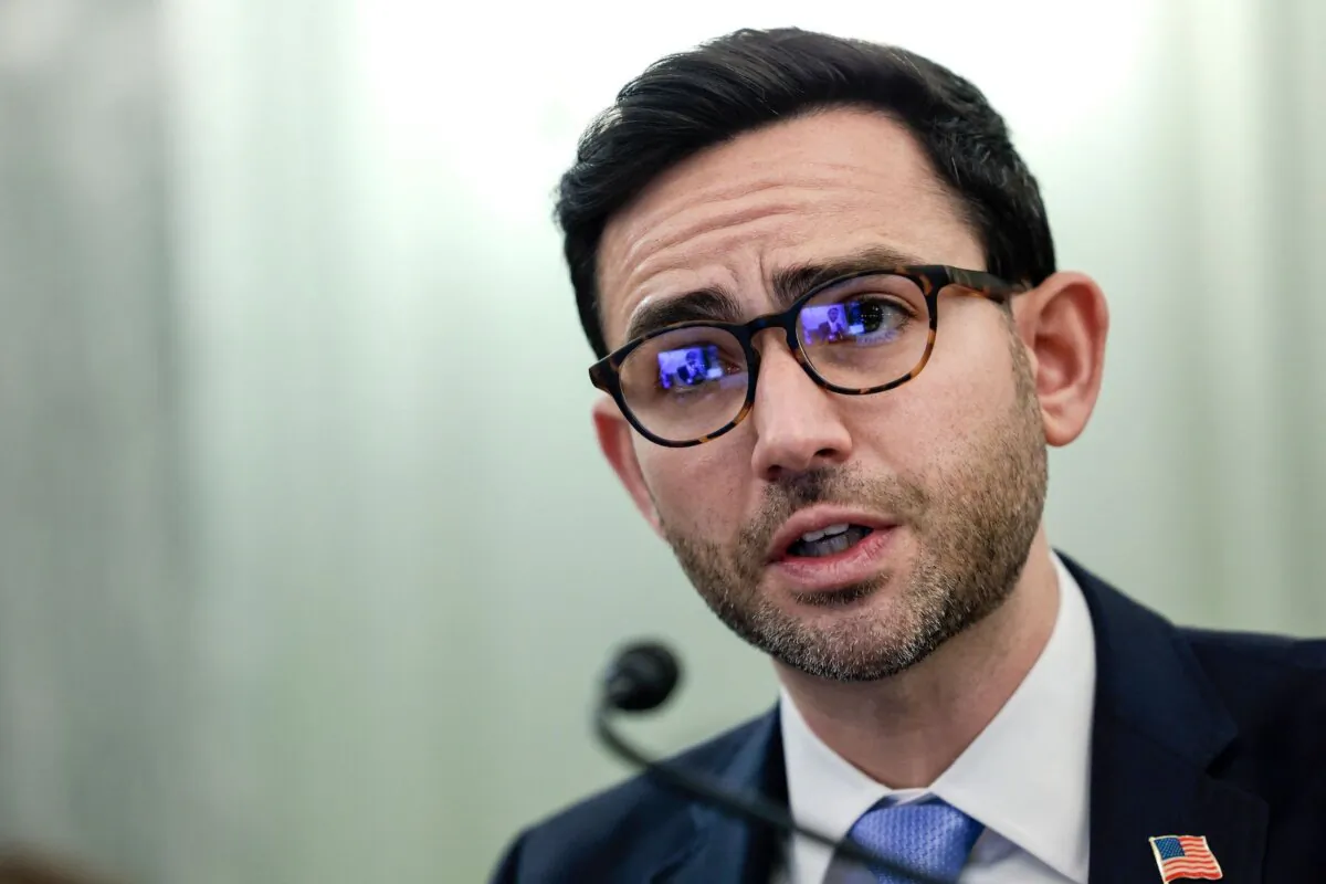 Samuel Levine, Director of the Bureau of Consumer Protection at the Federal Trade Commission, testifies during a Senate subcommittee on Capitol Hill in Washington on Feb. 1, 2022. (Anna Moneymaker/AFP via Getty Images)