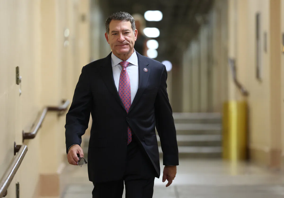 U.S. Rep. Mark Green (R-Tenn.) arrives for a House Republican Conference meeting at the U.S. Capitol in Washington on Sept. 14, 2023. (Kevin Dietsch/Getty Images)