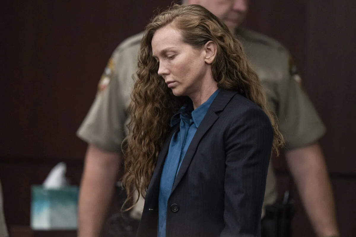 Kaitlin Armstrong enters the courtroom to hear the verdict on her murder trial at the Blackwell-Thurman Criminal Justice Center in Austin, Texas, on Nov. 16, 2023. (Mikala Compton/Austin American-Statesman via AP, Pool)