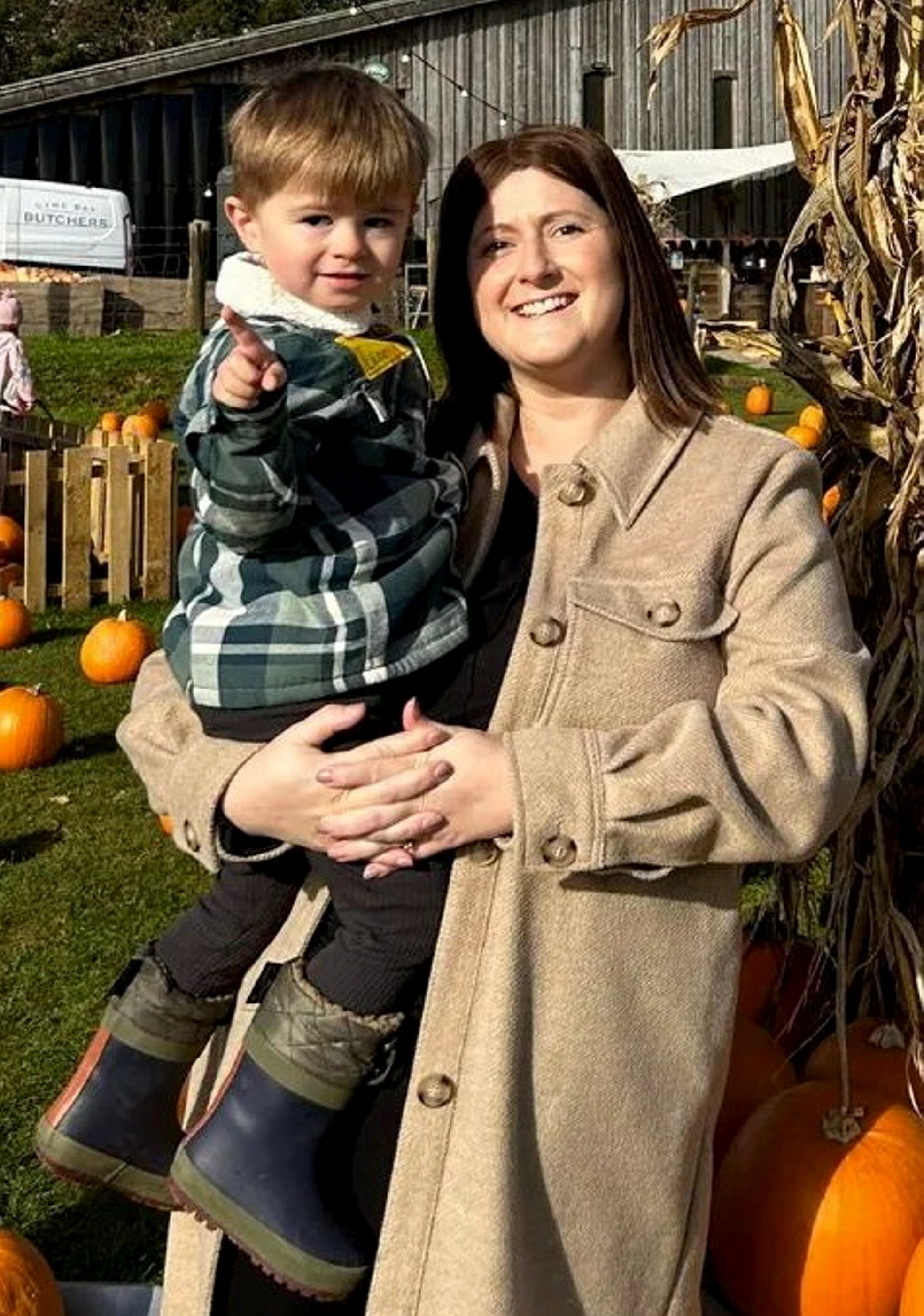 Sharna Levett with her son Ewan