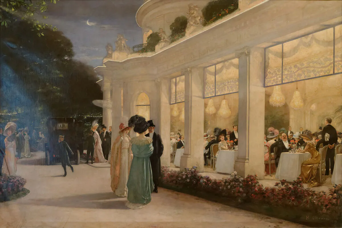 “A Soirée,” 1909, by Henri Gervex. (Public Domain)