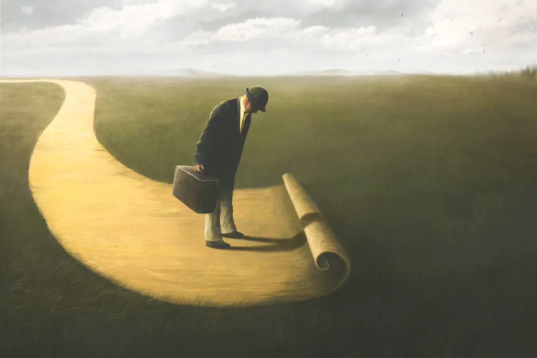 The businessman's path doesn't always end in fulfillment. (fran_kie/Shutterstock)