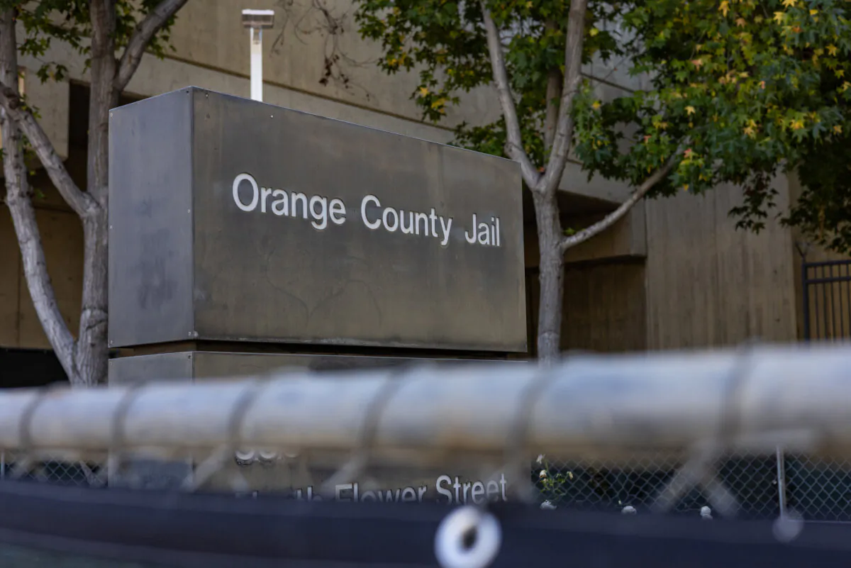 Orange County Jail in Santa Ana, Calif., on Nov. 17, 2023. (John Fredricks/The Epoch Times)