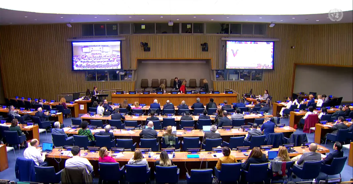 The Political Network for Values hosted the Transatlantic Summit on Affirming Universal Human Rights at the United Nations in New York on Nov. 16 and Nov. 17, 2023. (United Nations/Screenshot via UNTV)
