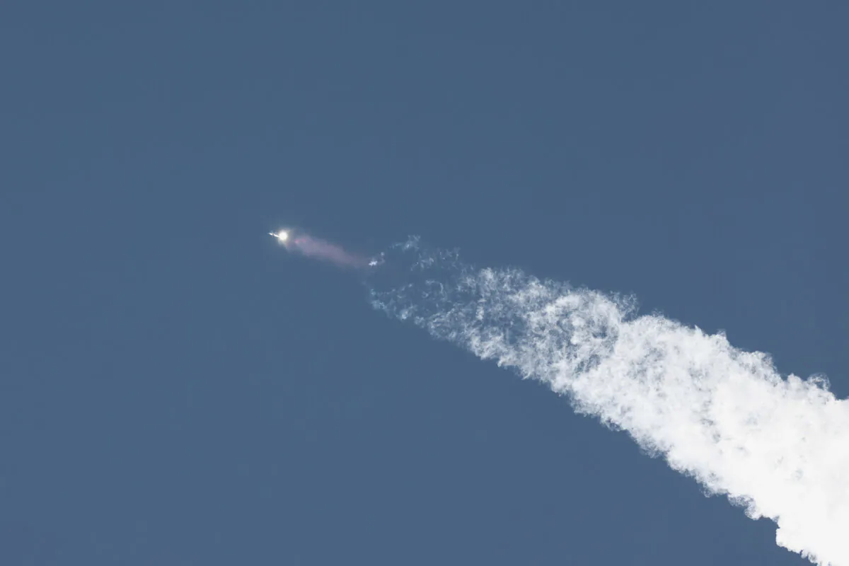 SpaceX's next-generation Starship spacecraft atop its powerful Super Heavy rocket lifts off from the company's Boca Chica launchpad on an uncrewed test flight, near Brownsville, Texas, on Nov. 18, 2023. (Joe Skipper/Reuters)