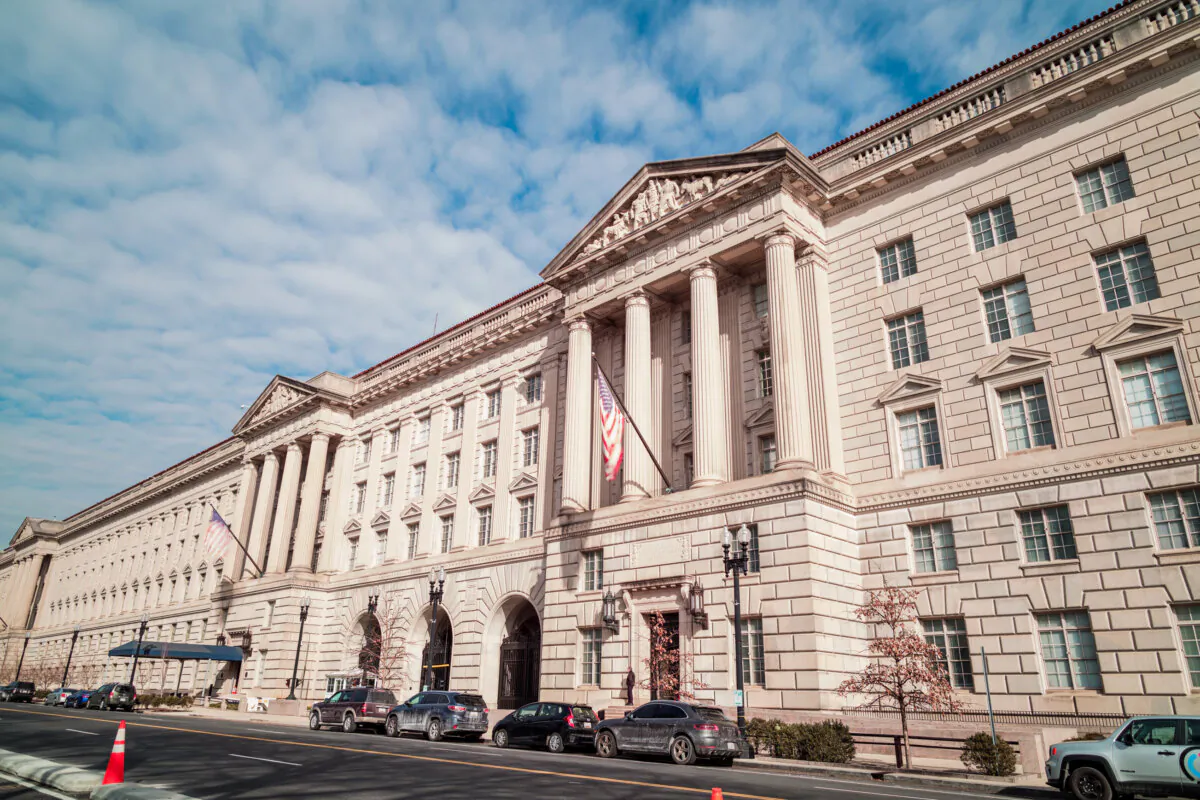 The Department of Commerce building is seen in Washington, D.C. (Peter Silverman/Shutterstock)