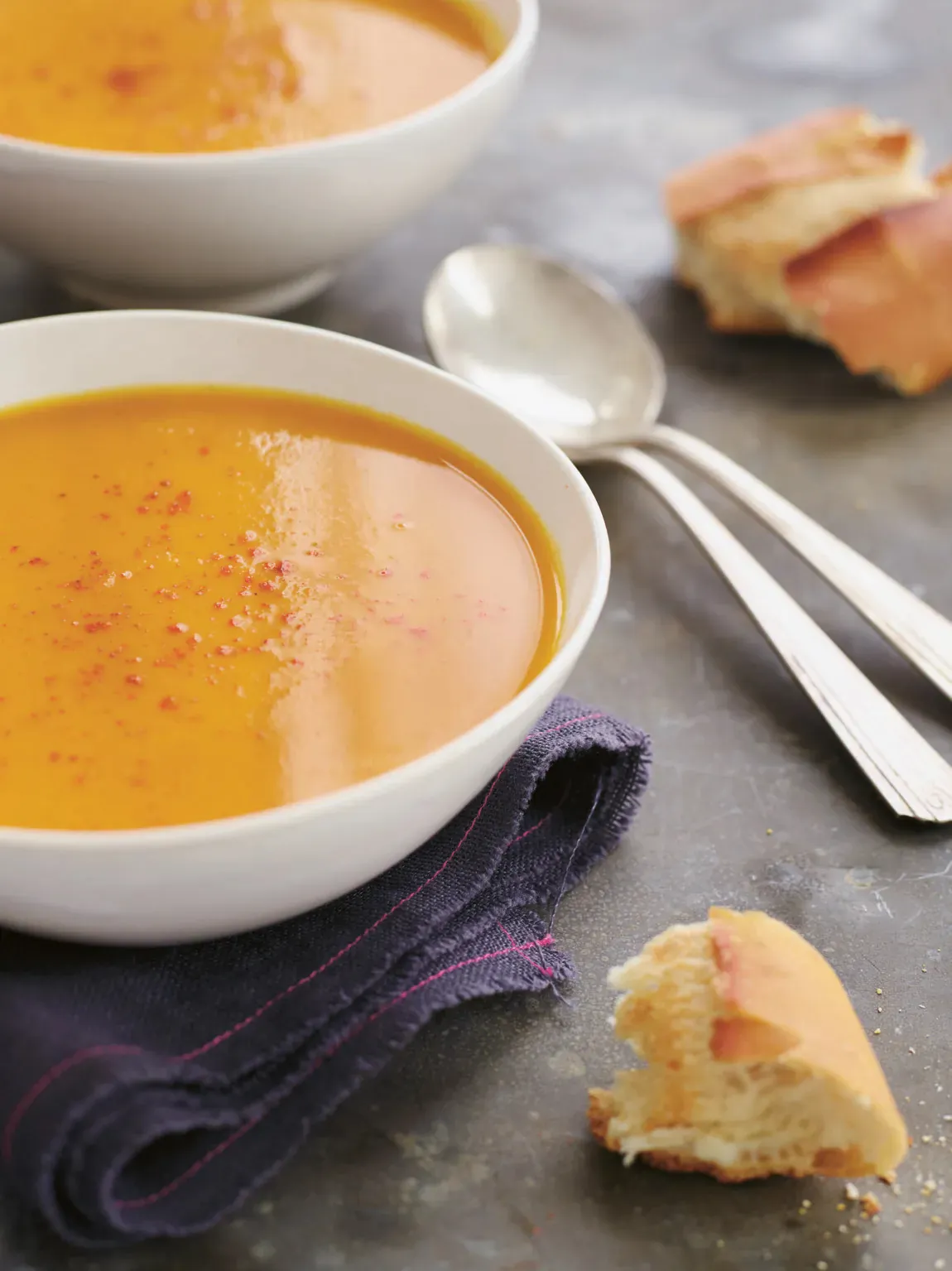 A soup with an inviting color and an even more inviting aroma. (Alexandra Grablewski, Chronicle Books, 2018)