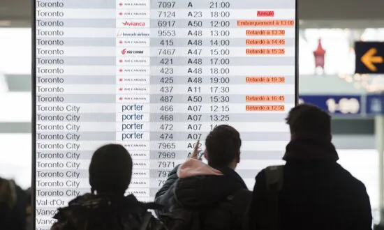 WestJet, Air Canada Rank Last for On-Time Arrivals Among North America’s Major Airlines