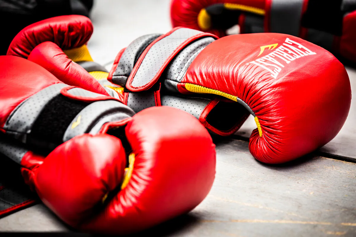 A pair of boxing gloves is seen in a photo on May 24, 2019. (Shutterstock)