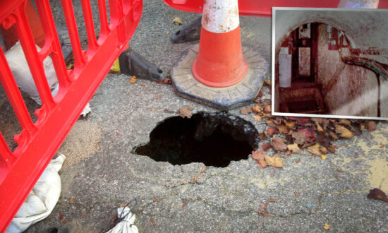 Suspicious Locals Spot Sinkhole, Call Paranormal Experts—Revealing Forgotten 'Haunted' Tunnels