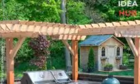 Outdoor Kitchen With Firepit