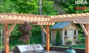 Outdoor Kitchen With Firepit