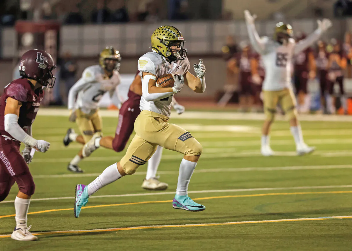 El Dorado High School junior running back J.P. Murray (24) runs with the ball at a recent football game. (Courtesy of El Dorado High School)