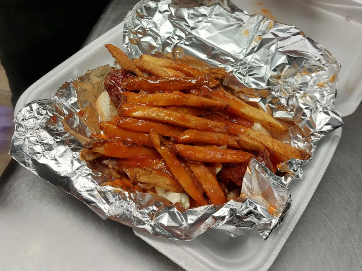 Whitmore’s Bar-B-Q is credited with inventing—or at least popularizing—the Polish boy. (Kevin Revolinski)