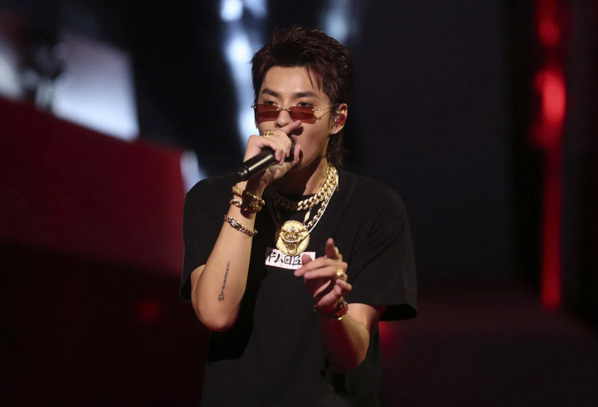 Kris Wu performs at the iHeartRadio MuchMusic Video Awards (MMVA) in Toronto on Aug. 26, 2018. (Fred Thornhill/Reuters)