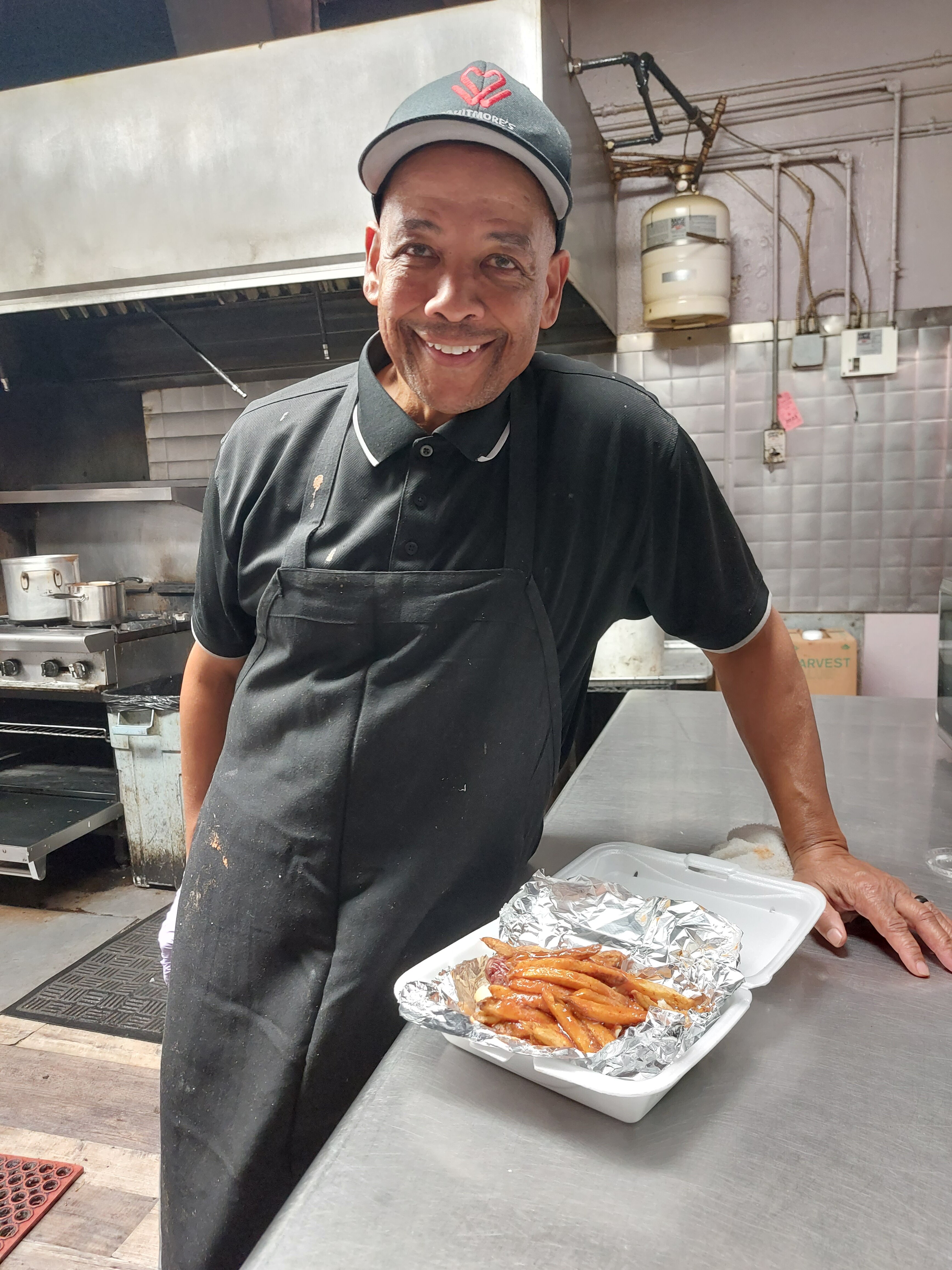 “Vegas” Vance Whitmore is the third-generation co-owner of Whitmore’s Bar-B-Q in Cleveland, Ohio, with his brother, Virgil Whitmore III. (Kevin Revolinski)