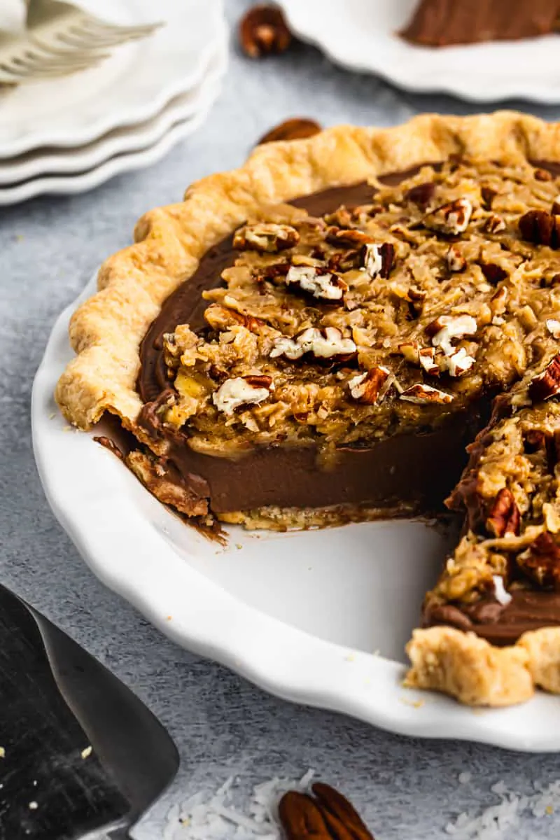 (This chocolate pie will impress everyone at the table. (Courtesy of Lauren Allen)