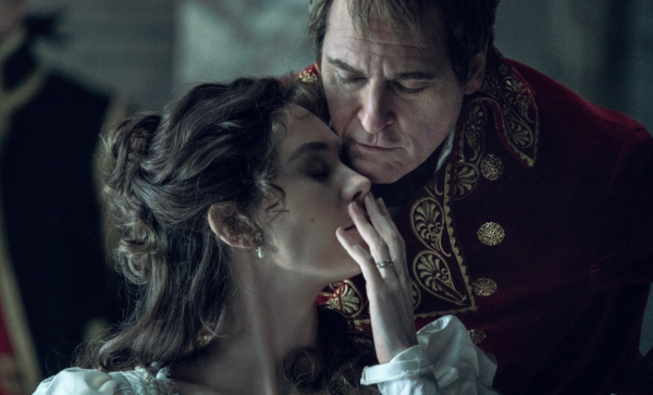 man in red and woman in white in NAPOLEON