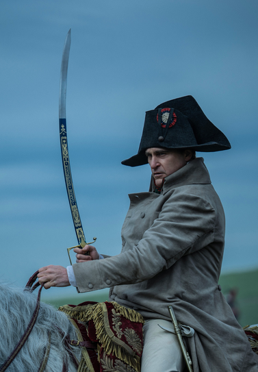 Man on horse with sword in NAPOLEON