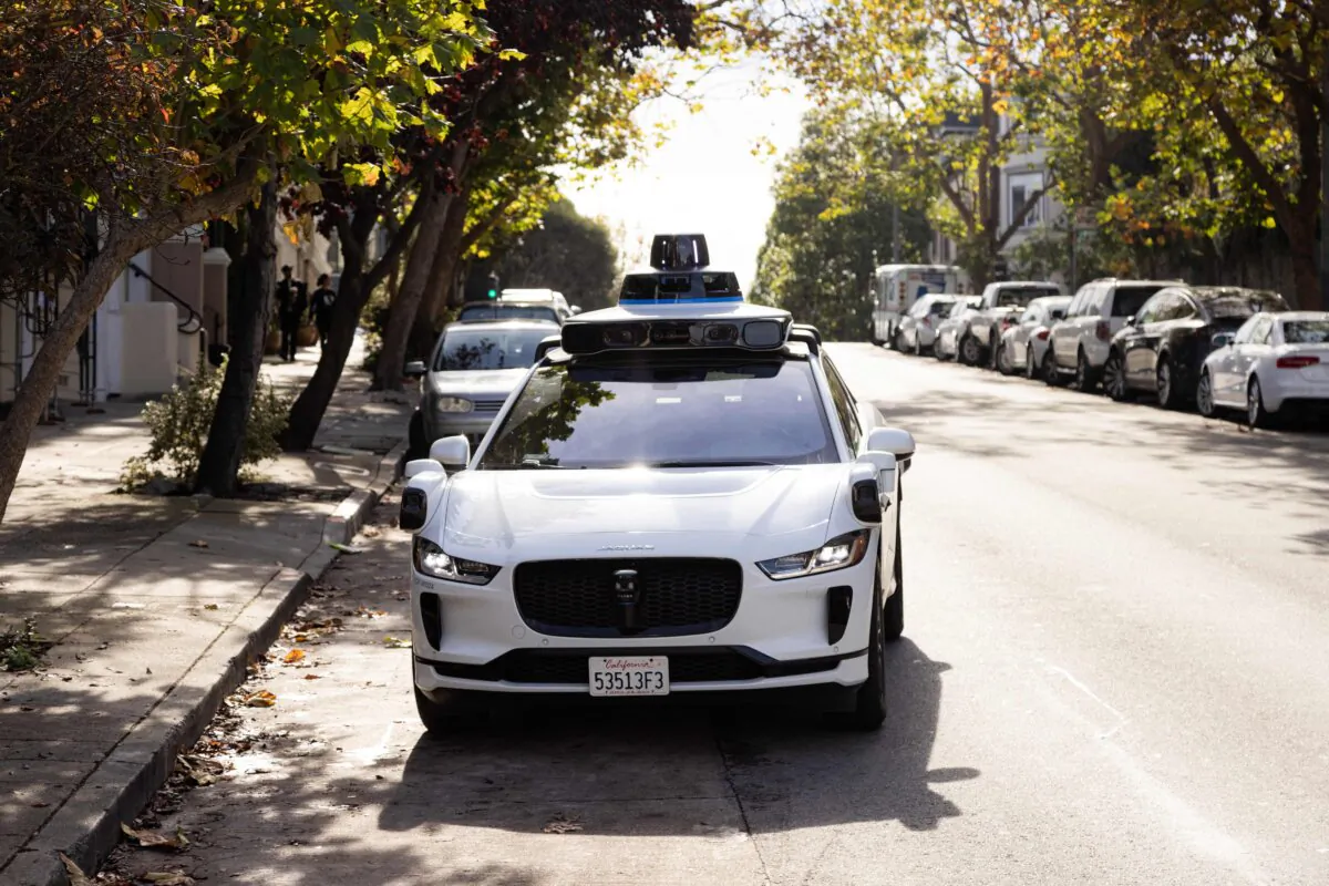 A Waymo autonomous vehicle in San Francisco on Nov. 17, 2023. (Jason Henry/AFP via Getty Images)