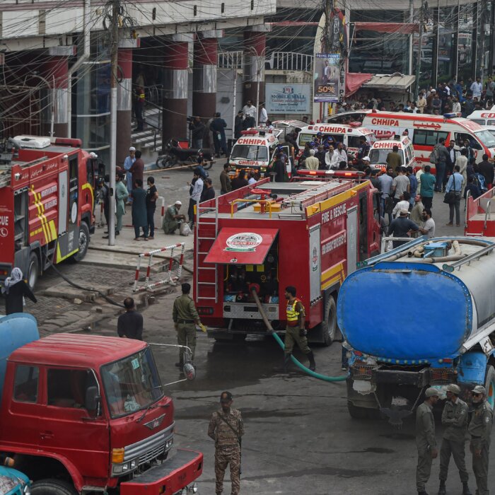 The world in brief: Karachi high-rise fire kills 10, injures 22