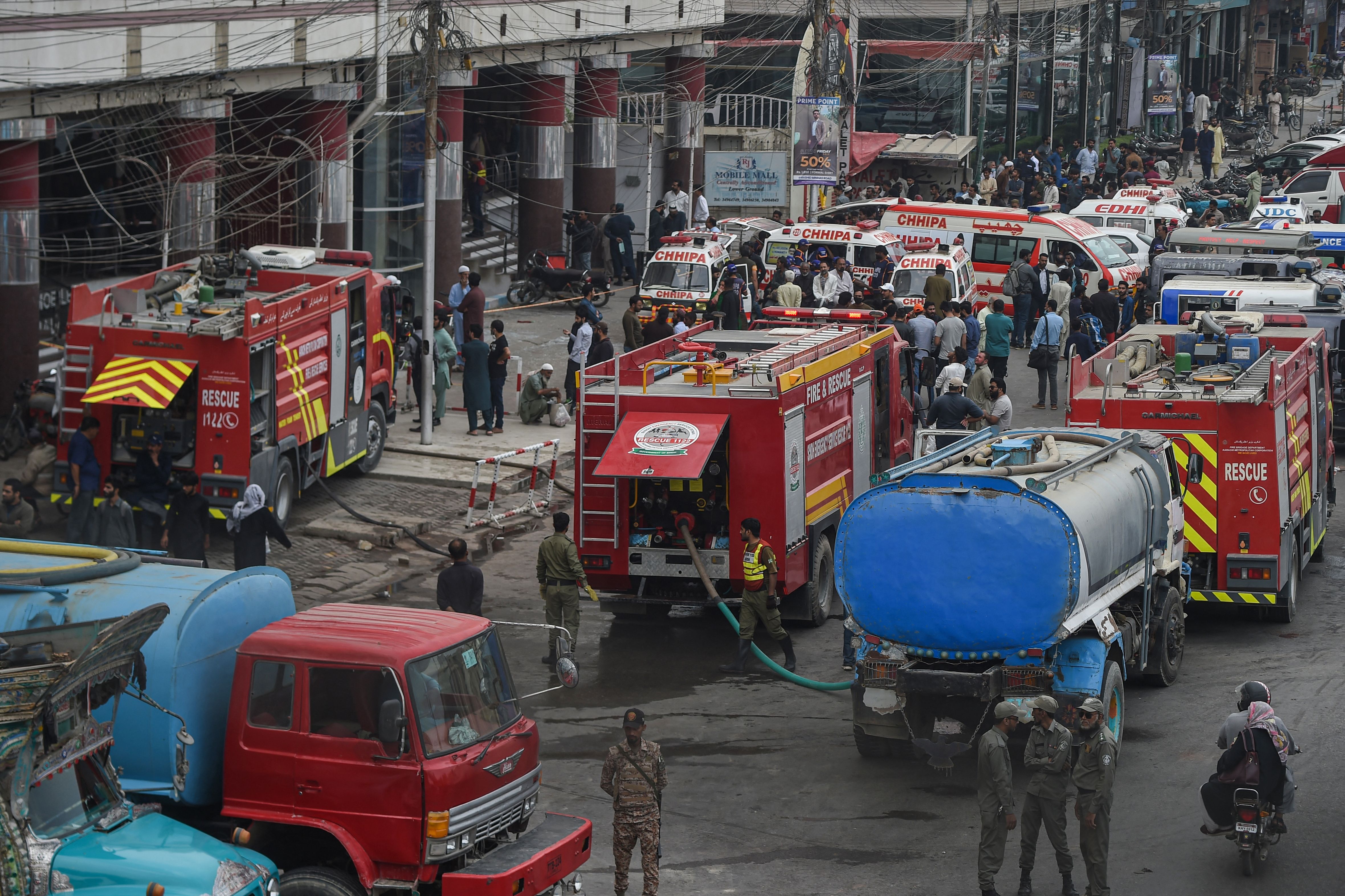 The world in brief: Karachi high-rise fire kills 10, injures 22