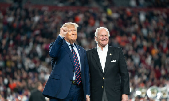 Trump Attends College Football Game in South Carolina