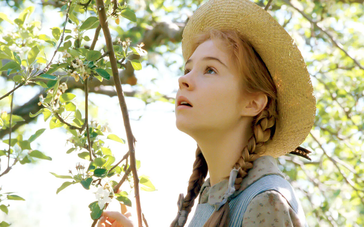 The main character Anne Shirley (played by Megan Fellows in a TV mini-series) has a very active imagination, in L.M. Montgomery’s in "Anne of Green Gables." (Kevin Sullivan)