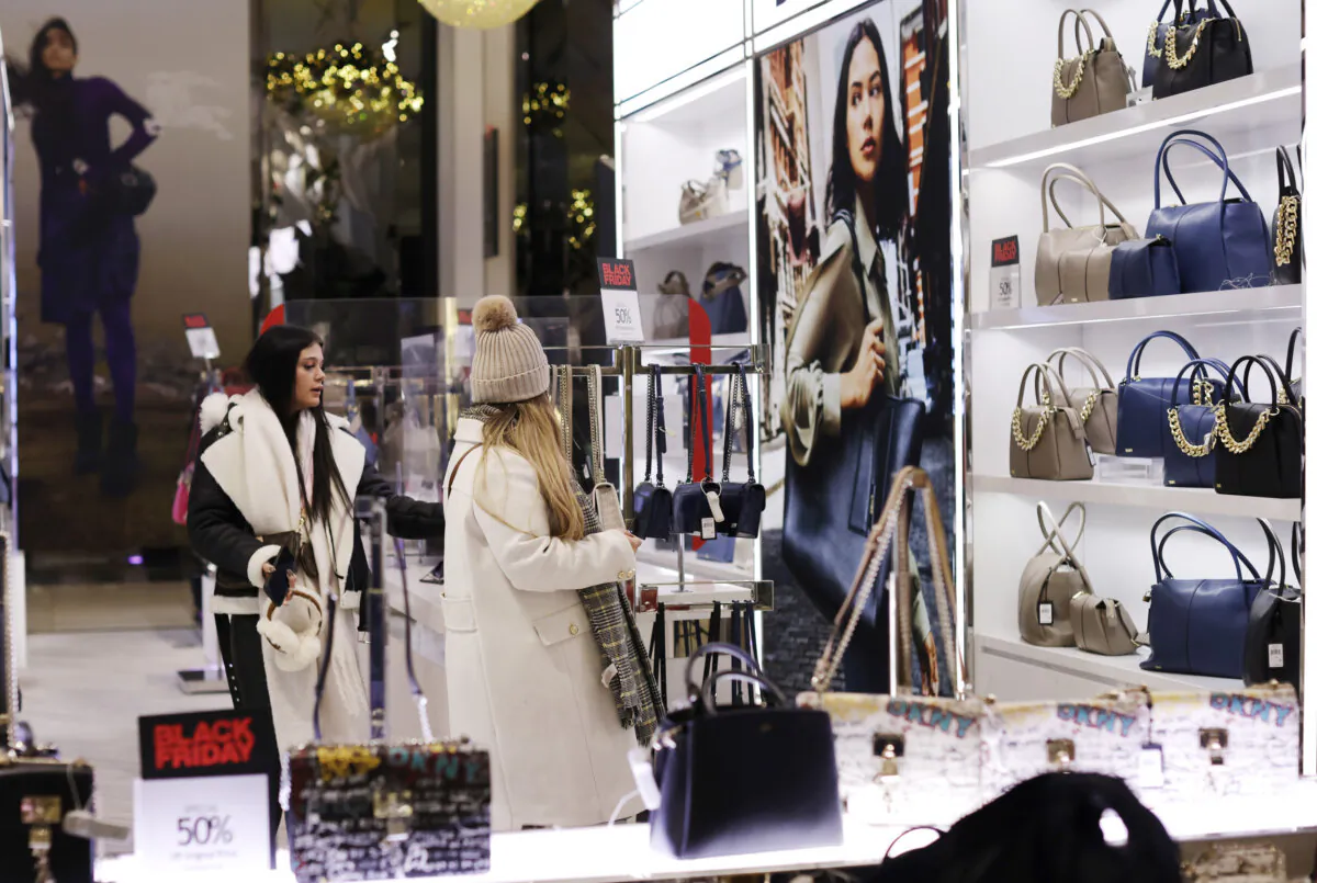 Customers visit Macy's during early-morning Black Friday sales, in New York City, on Nov. 24, 2023. (Kena Betancur/Getty Images)