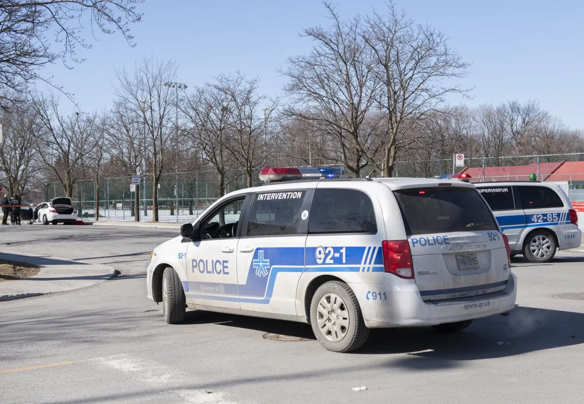 Police vehicles are shown in this file phone on Mar. 19, 2021. (The Canadian Press/Graham Hughes)
