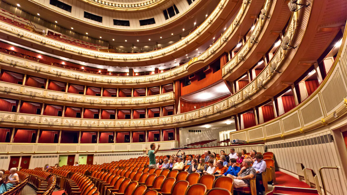 The Vienna State Opera hosts performances in the evening and tours during the day. (Dominic Arizona Bonuccelli /TNS)